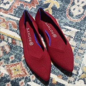 Rothy's Women's Red Flats